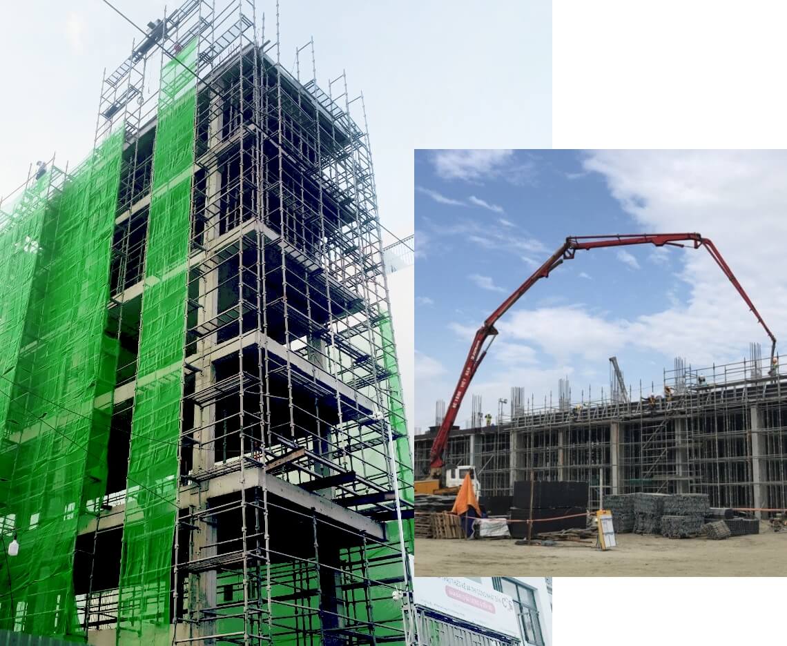 Japan quality wedge binding type scaffold rental service